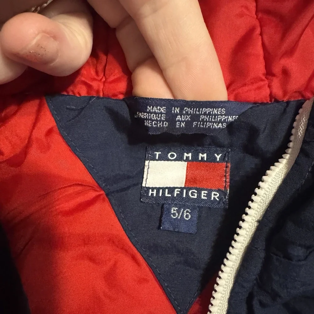 Tommy Hilfiger Jacket Youth‎ Boys Size 5/6 Small VTG Y2K 2000's